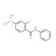 4-Borono-2-fluoro-N-phenylbenzamide (CAS 874288-40-1) - chemical structure image