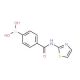 4-Borono-N-(1,3-thiazol-2-yl)benzamide (CAS 850568-26-2) - chemical structure image