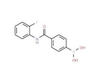 4-Borono-N-(2-fluorophenyl)benzamide (CAS 874288-06-9) - chemical structure image