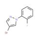 4-Bromo-1-(2-fluorophenyl)-1H-pyrazole (CAS 957062-81-6) - chemical structure image