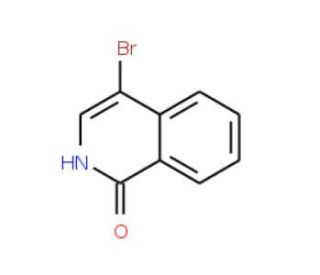 4-Bromo-1(2H)-isoquinolinone (CAS 3951-95-9) - chemical structure image
