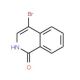 4-Bromo-1(2H)-isoquinolinone (CAS 3951-95-9) - chemical structure image