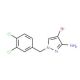 4-bromo-1-(3,4-dichlorobenzyl)-1H-pyrazol-3-amine - chemical structure image