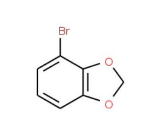 4-Bromo-1,3-benzodioxole (CAS 6698-13-1) - chemical structure image