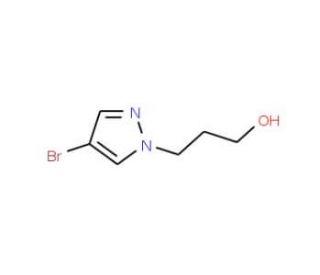4-Bromo-1-(3-hydroxypropyl)-1H-pyrazole (CAS 925180-06-9) - chemical structure image