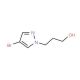 4-Bromo-1-(3-hydroxypropyl)-1H-pyrazole (CAS 925180-06-9) - chemical structure image