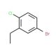 4-Bromo-1-chloro-2-ethylbenzene (CAS 289039-22-1) - chemical structure image