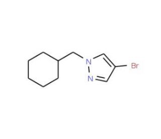 4-Bromo-1-(cyclohexylmethyl)pyrazole (CAS 1150271-24-1) - chemical structure image