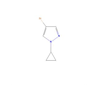4-Bromo-1-cyclopropyl-1H-pyrazole (CAS 1151802-23-1) - chemical structure image