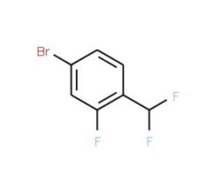 4-Bromo-1-(difluoromethyl)-2-fluorobenzene (CAS 749932-17-0) - chemical structure image