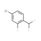 4-Bromo-1-(difluoromethyl)-2-fluorobenzene (CAS 749932-17-0) - chemical structure image