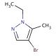 4-Bromo-1-ethyl-5-methyl-1H-pyrazole (CAS 1171667-09-6) - chemical structure image