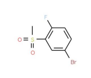 4-Bromo-1-fluoro-2-(methylsulphonyl)benzene (CAS 914636-38-7) - chemical structure image