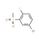 4-Bromo-1-fluoro-2-(methylsulphonyl)benzene (CAS 914636-38-7) - chemical structure image
