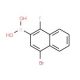 4-Bromo-1-fluoronaphthalene-2-boronic acid (CAS 913836-09-6) - chemical structure image