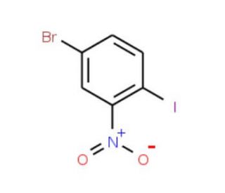 4-Bromo-1-iodo-2-nitrobenzene (CAS 112671-42-8) - chemical structure image