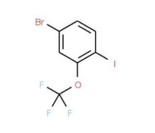4-Bromo-1-iodo-2-(trifluoromethoxy)benzene (CAS 175278-12-3) - chemical structure image