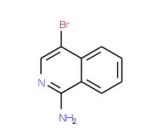 4-Bromo-1-isoquinolinamine (CAS 55270-27-4) - chemical structure image