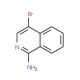 4-Bromo-1-isoquinolinamine (CAS 55270-27-4) - chemical structure image