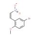 4-bromo-1-methoxy-2-(2-nitrovinyl)benzene (CAS 175205-14-8) - chemical structure image