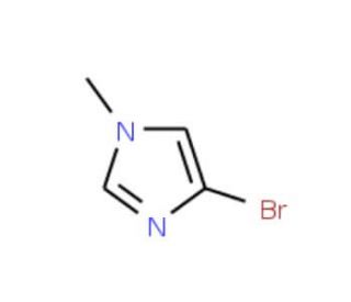4-Bromo-1-methyl-1H-imidazole (CAS 25676-75-9) - chemical structure image