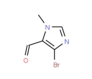 4-Bromo-1-methyl-1H-imidazole-5-carboxaldehyde (CAS 141524-74-5) - chemical structure image
