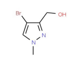 (4-Bromo-1-methyl-1H-pyrazol-3-yl)methanol (CAS 915707-65-2) - chemical structure image