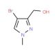 (4-Bromo-1-methyl-1H-pyrazol-3-yl)methanol (CAS 915707-65-2) - chemical structure image