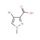 4-Bromo-1-methyl-1H-pyrazole-3-carboxylic acid (CAS 84547-86-4) - chemical structure image