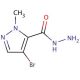 4-Bromo-1-methyl-1H-pyrazole-5-carbohydrazide - chemical structure image
