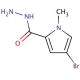 4-Bromo-1-methyl-1H-pyrrole-2-carbohydrazide - chemical structure image