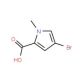 4-Bromo-1-methyl-1H-pyrrole-2-carboxylic acid (CAS 875160-43-3) - chemical structure image