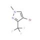 4-Bromo-1-methyl-3-(trifluoromethyl)-1H-pyrazole (CAS 497832-99-2) - chemical structure image