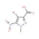 4-Bromo-1-methyl-5-nitro-1H-pyrazole-3-carboxylic acid - chemical structure image
