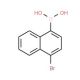 4-Bromo-1-naphthaleneboronic acid (CAS 145965-14-6) - chemical structure image