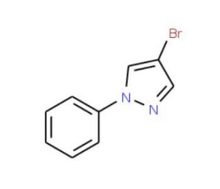4-Bromo-1-phenyl-1H-pyrazole (CAS 15115-52-3) - chemical structure image