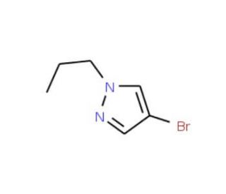 4-Bromo-1-propyl-1H-pyrazole (CAS 141302-33-2) - chemical structure image