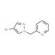 4-Bromo-1-(pyridin-2-yl)methylpyrazole (CAS 850349-20-1) - chemical structure image