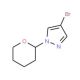 4-Bromo-1-(tetrahydro-2H-pyran-2-yl)-1H-pyrazole (CAS 82099-98-7) - chemical structure image