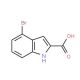 4-bromo-1H-indole-2-carboxylic acid (CAS 16732-64-2) - chemical structure image