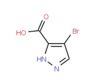 4-Bromo-1H-pyrazole-3-carboxylic acid (CAS 13745-17-0) - chemical structure image