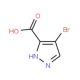 4-Bromo-1H-pyrazole-3-carboxylic acid (CAS 13745-17-0) - chemical structure image