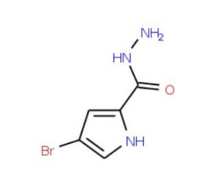 4-bromo-1H-pyrrole-2-carbohydrazide - chemical structure image