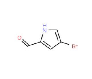 4-Bromo-1H-pyrrole-2-carboxaldehyde (CAS 931-33-9) - chemical structure image