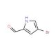 4-Bromo-1H-pyrrole-2-carboxaldehyde (CAS 931-33-9) - chemical structure image
