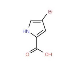 4-Bromo-1H-pyrrole-2-carboxylic acid (CAS 27746-02-7) - chemical structure image