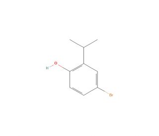 4-Bromo-2-(1-methylethyl)phenol (CAS 26307-50-6) - chemical structure image
