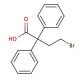 4-Bromo-2,2-diphenylbutyric Acid (CAS 37742-98-6) - chemical structure image