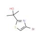 4-Bromo-2-(2-hydroxyprop-2-yl)-1,3-thiazole (CAS 761447-63-6) - chemical structure image
