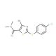 4-Bromo-2-(4-chlorophenylthio)thiazole-5-carboxylic acid dimethylamide - chemical structure image